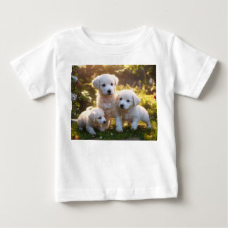 柔らかくコットン高品質ブレンドで究極のコンフォ ベビーTシャツ