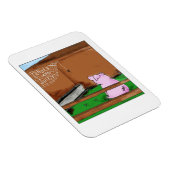 柔らかくジューシーなシャーロットのくもの巣漫画 マグネット (右側)