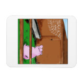 柔らかくジューシーなシャーロットのくもの巣漫画 マグネット (横)