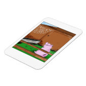 柔らかくジューシーなシャーロットのくもの巣漫画 マグネット (左側)