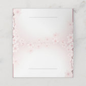 柔らかくロマンチックなさくらんぼ結婚ブロッサムのテーブル名 プレイスカード (外部開封)