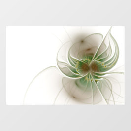 柔らかく優しいフラクタルファンタジーの花のキャンバス ウィンドウサイン