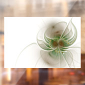 柔らかく優しいフラクタルファンタジーの花のキャンバス ウィンドウサイン (シート2)