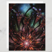 柔らかく優しいフラクタルファンタジー花 (正面/裏面)