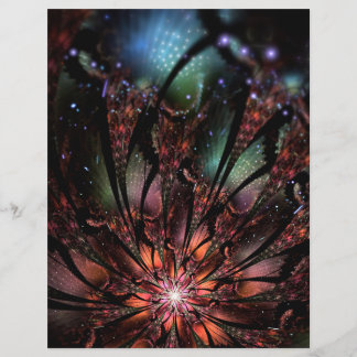 柔らかく優しいフラクタルファンタジー花