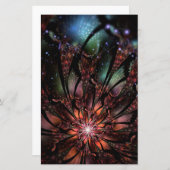 柔らかく優しいフラクタルファンタジー花 (正面/裏面)