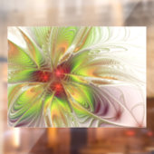 柔らかく優しいフラクタルファンタジー花 ウィンドウサイン (シート2)