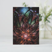 柔らかく優しいフラクタルファンタジー花 エンクロージャーカード (スタンド正面)