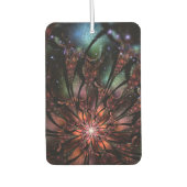 柔らかく優しいフラクタルファンタジー花 カーエアーフレッシュナー (正面)