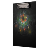 柔らかく優しいフラクタルファンタジー花 クリップボード (左)