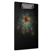 柔らかく優しいフラクタルファンタジー花 クリップボード (右)