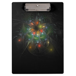 柔らかく優しいフラクタルファンタジー花 クリップボード