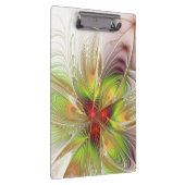 柔らかく優しいフラクタルファンタジー花 クリップボード (右)