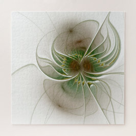 柔らかく優しいフラクタルファンタジー花 ジグソーパズル