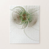 柔らかく優しいフラクタルファンタジー花 ジグソーパズル (縦)