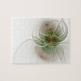 柔らかく優しいフラクタルファンタジー花 ジグソーパズル