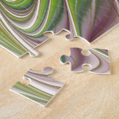 柔らかく優しいフラクタルファンタジー花 ジグソーパズル (側面)