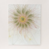 柔らかく優しいフラクタルファンタジー花 ジグソーパズル (縦)