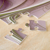 柔らかく優しいフラクタルファンタジー花 ジグソーパズル (側面)