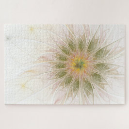 柔らかく優しいフラクタルファンタジー花 ジグソーパズル