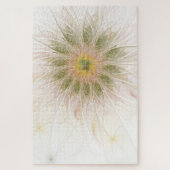 柔らかく優しいフラクタルファンタジー花 ジグソーパズル (縦)