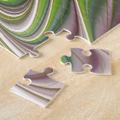 柔らかく優しいフラクタルファンタジー花 ジグソーパズル (側面)