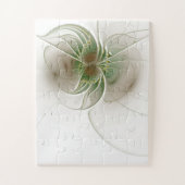 柔らかく優しいフラクタルファンタジー花 ジグソーパズル (縦)