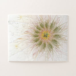 柔らかく優しいフラクタルファンタジー花 ジグソーパズル