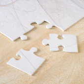 柔らかく優しいフラクタルファンタジー花 ジグソーパズル (側面)