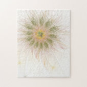 柔らかく優しいフラクタルファンタジー花 ジグソーパズル (縦)