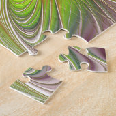 柔らかく優しいフラクタルファンタジー花 ジグソーパズル (側面)