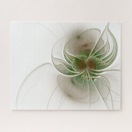 柔らかく優しいフラクタルファンタジー花 ジグソーパズル