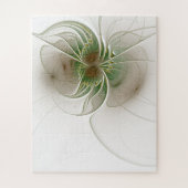 柔らかく優しいフラクタルファンタジー花 ジグソーパズル (縦)