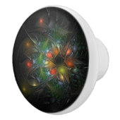 柔らかく優しいフラクタルファンタジー花 セラミックノブ (右)