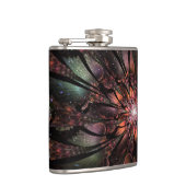 柔らかく優しいフラクタルファンタジー花 フラスク (右)