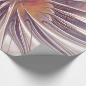 柔らかく優しいフラクタルファンタジー花 ラッピングペーパー (角)