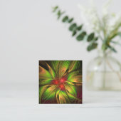 柔らかく優しいフラクタルファンタジー花 割引カード (スタンド正面)