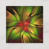 柔らかく優しいフラクタルファンタジー花 割引カード (正面)