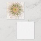 柔らかく優しいフラクタルファンタジー花 割引カード (正面/裏面)