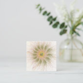 柔らかく優しいフラクタルファンタジー花 割引カード (スタンド正面)