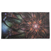 柔らかく優しいフラクタルファンタジー花 枕カバー (正面右)