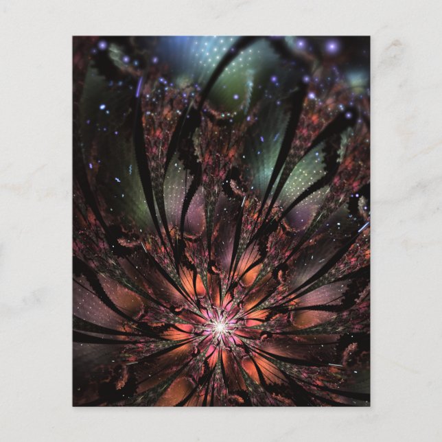 柔らかく優しいフラクタルファンタジー花invita (正面)