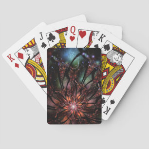 柔らかく優しいフラクタルファンタジー花invita トランプ