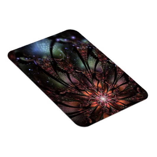 柔らかく優しいフラクタルファンタジー花invita マグネット (右側)