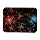 柔らかく優しいフラクタルファンタジー花invita マグネット (横)