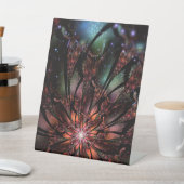 柔らかく優しいフラクタルファンタジー花invita 台座サイン (インサイチュ)