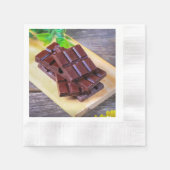 柔らかく吸収性の紙ナプキン:あなたのDinを強化 縁ありカクテルナプキン (正面)