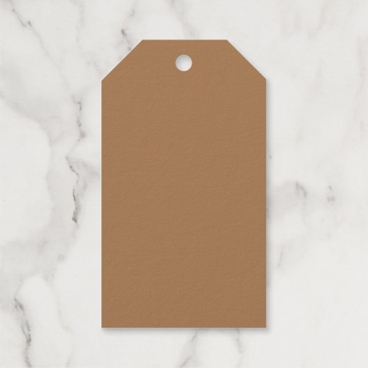 柔らかく埃っぽいバラピンクの背景結婚- s ギフトタグ (裏面)