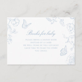 柔らかく埃の多い青い陳腐なベビー エンクロージャーカード