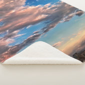 柔らかく夢見るような空 シェルパブランケット (3/4)